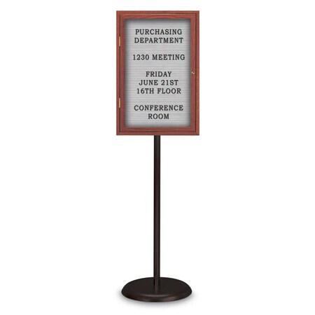 United Visual Products Corkboard, Double Door, Radius Frame, 42x32", Gold/Pearl UV70025-GOLD-PEARL